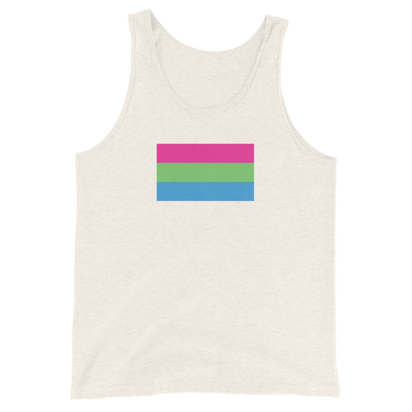 Polysexual Pride Flag Tank Top