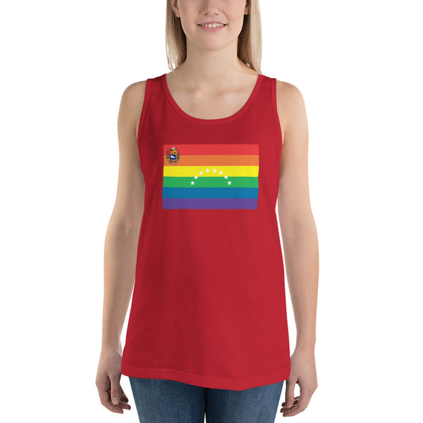Venezuela LGBT Pride Flag Unisex Tank Top
