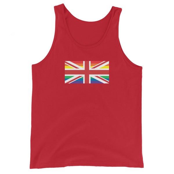 United Kingdom LGBT Pride Flag Unisex Tank Top