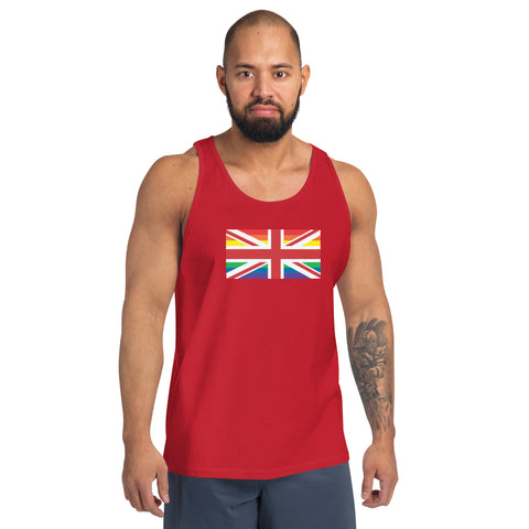 United Kingdom LGBT Pride Flag Unisex Tank Top