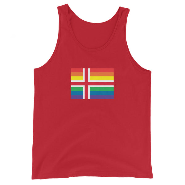 Iceland LGBT Pride Flag Unisex Tank Top