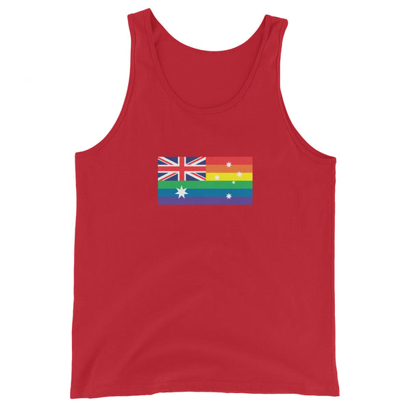 Australia LGBT Pride Flag Unisex Tank Top