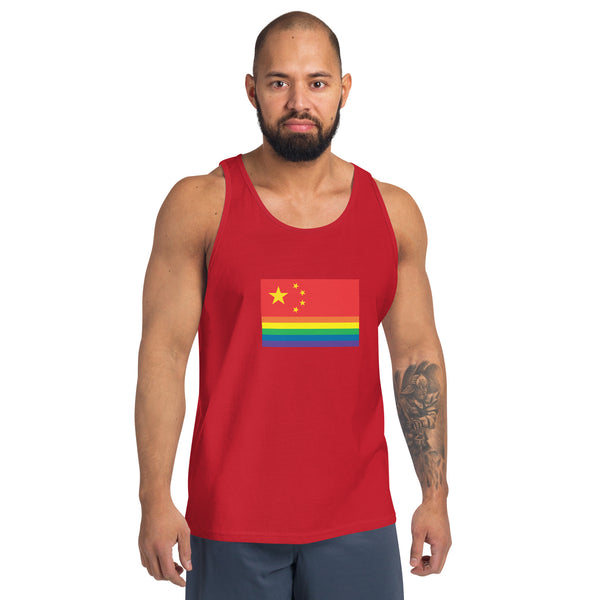 China Pride Flag 3/4 sleeve raglan shirt