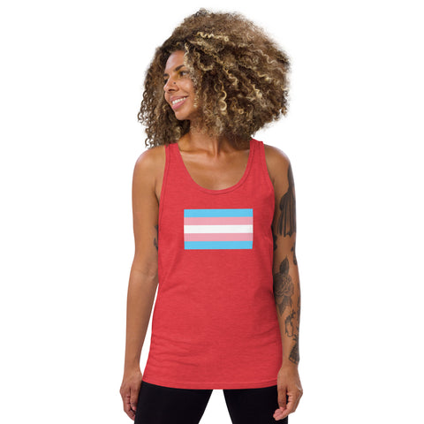 Trans Flag Tank Top