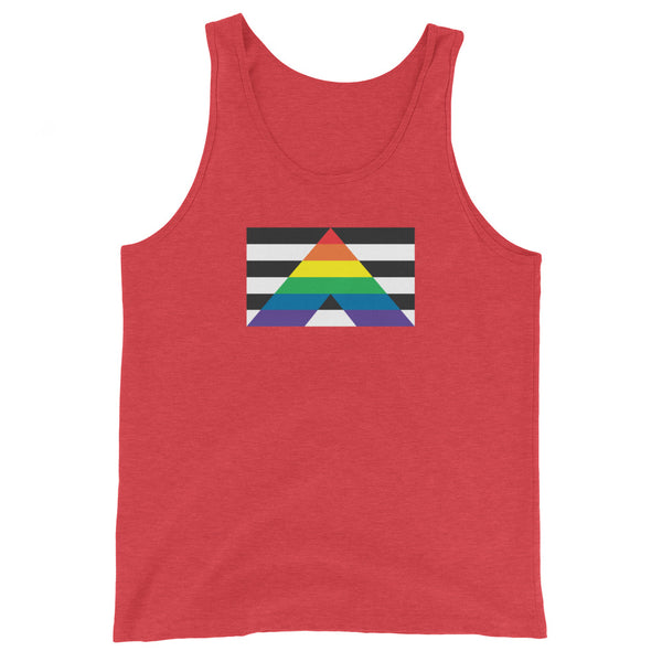 Straight Ally Flag Tank Top