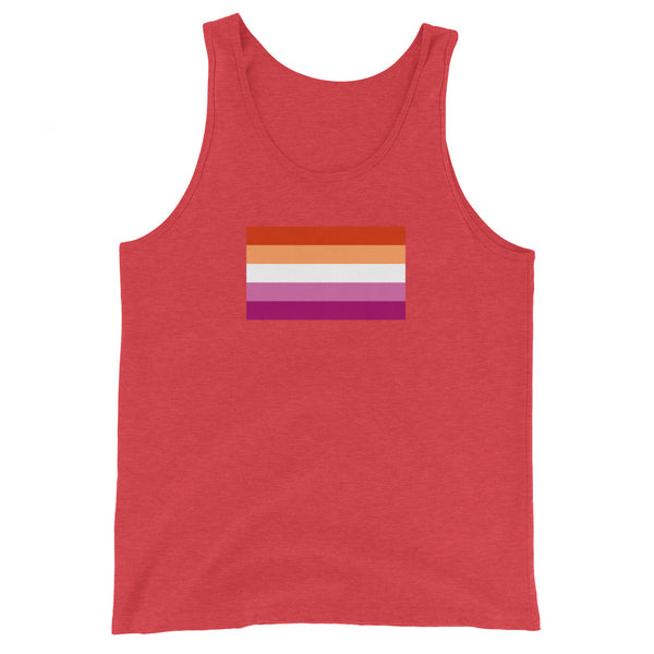 Sunset Lesbian Pride Flag (2019) Tank Top