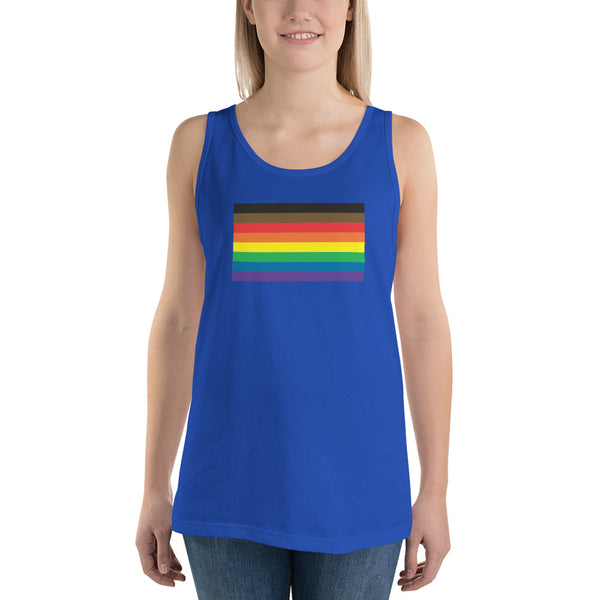 More Color, More Pride Flag Unisex Tank Top