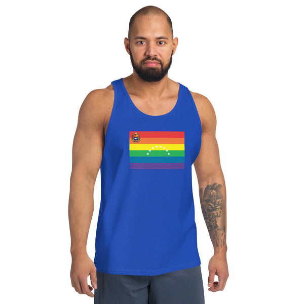 Venezuela LGBT Pride Flag Unisex Tank Top