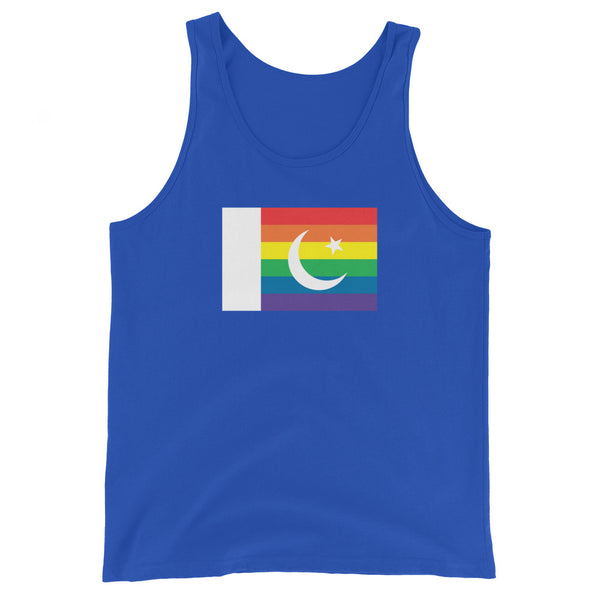 Pakistan LGBT Pride Flag Unisex Tank Top