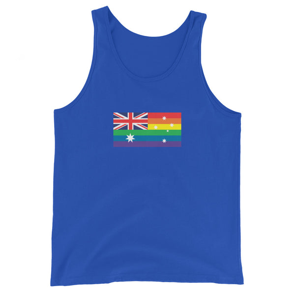 Australia LGBT Pride Flag Unisex Tank Top