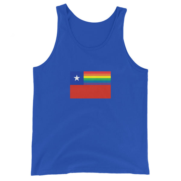 Chile LGBT Pride Flag Unisex Tank Top