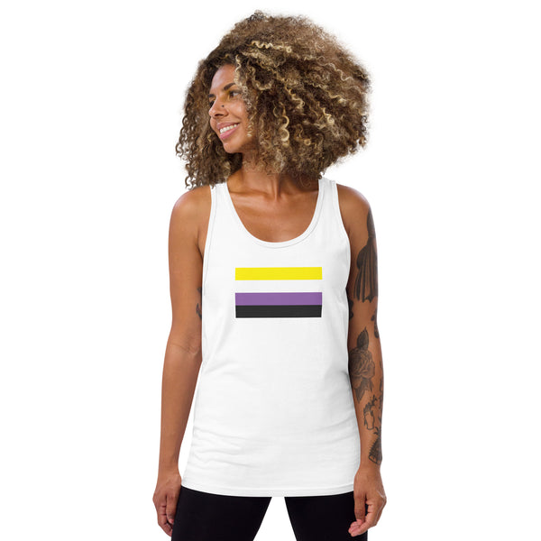 Non Binary Flag Unisex Tank Top