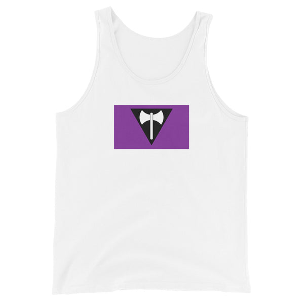 Lesbian Labrys Flag Super Soft Tank Top