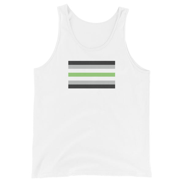 Unisex Agender Pride Flag Tank Top