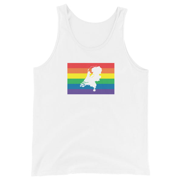 Netherlands LGBT Pride Flag Unisex Tank Top