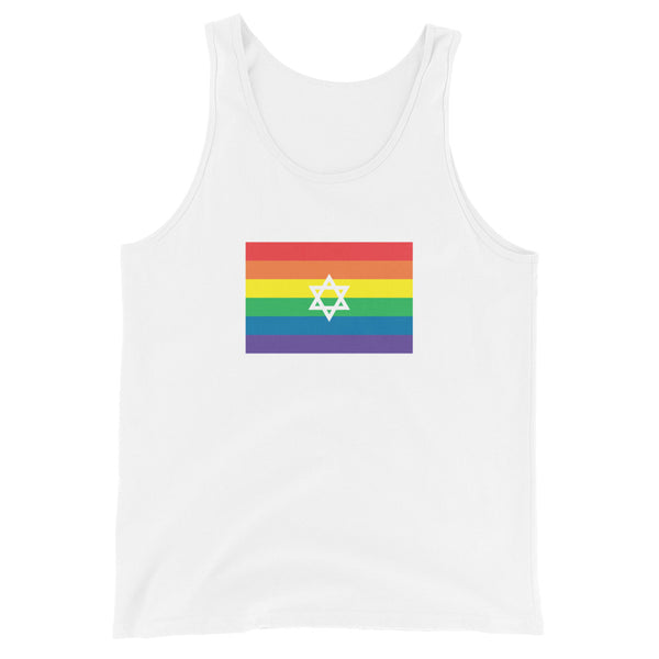 Israel LGBT Pride Flag Unisex Tank Top