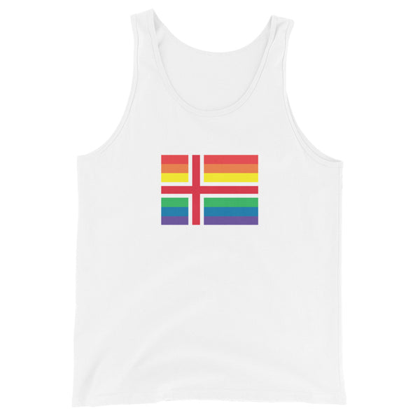 Iceland LGBT Pride Flag Unisex Tank Top