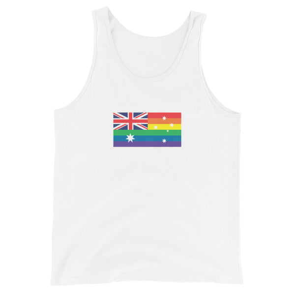 Australia LGBT Pride Flag Unisex Tank Top