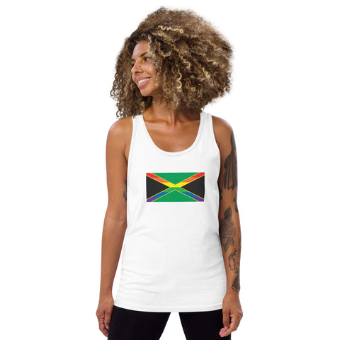 Jamaica LGBT Pride Flag Unisex Tank Top