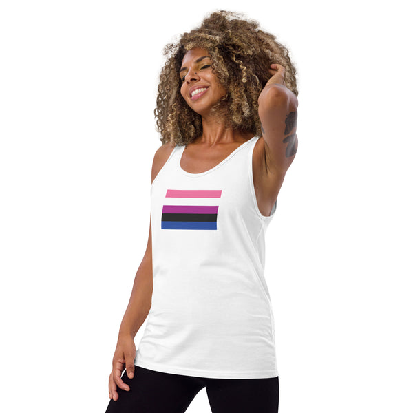 Genderfluid Flag Unisex Tank Top