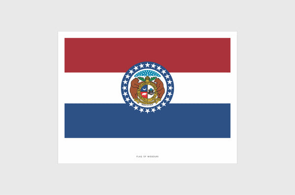Missouri Flag Stickers