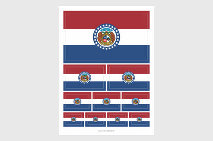 Missouri Flag Stickers