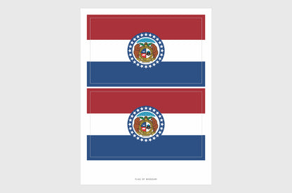 Missouri Flag Stickers