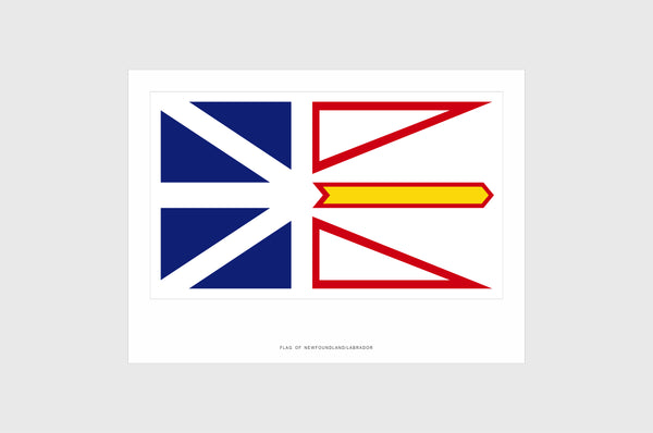 Newfoundland & Labrador Flag Stickers