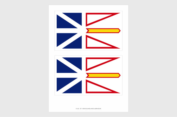 Newfoundland & Labrador Flag Stickers