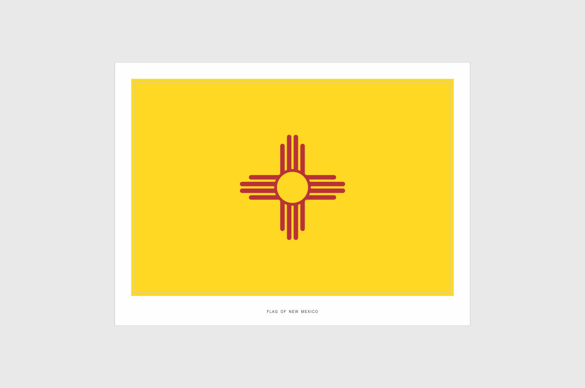 New Mexico Flag Stickers