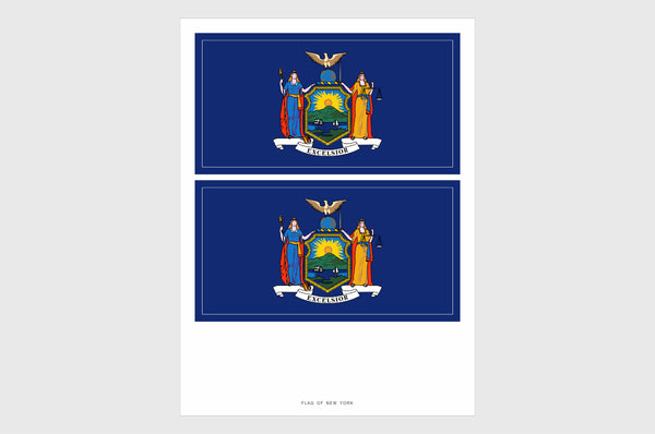 New York Flag Stickers