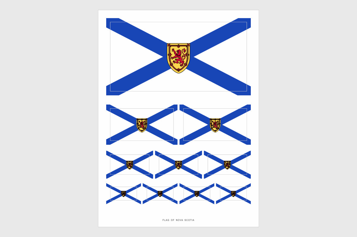 Nova Scotia Flag Stickers
