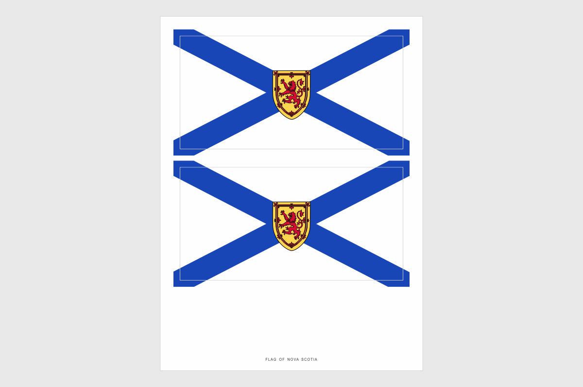 Nova Scotia Flag Stickers