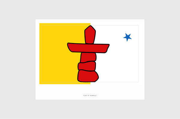Nunavut Territory Flag Stickers