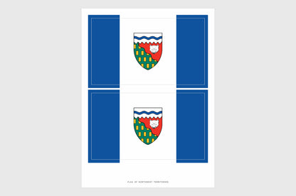 Northwest Territories Flag Stickers