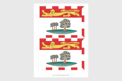 Prince Edward Island Flag Stickers