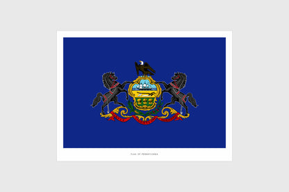 Pennsylvania Flag Stickers