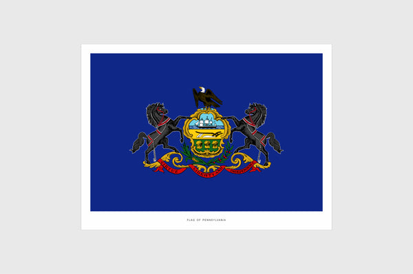 Pennsylvania Flag Stickers