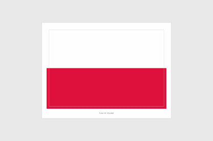 Poland Flag Stickers