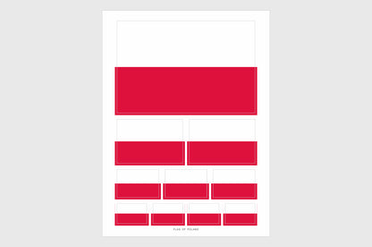 Poland Flag Stickers