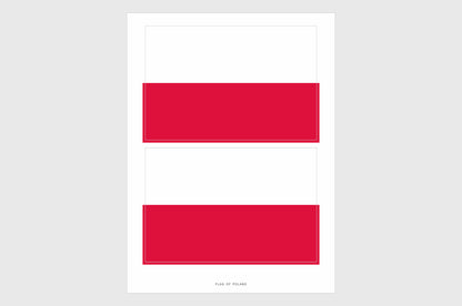 Poland Flag Stickers
