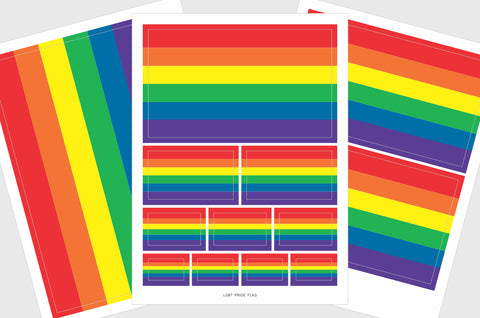 LGBTQ Pride Flag Stickers