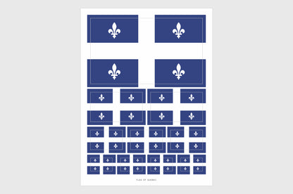 Quebec Flag Stickers