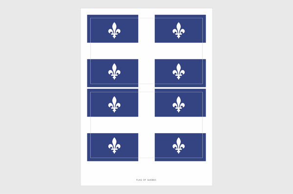 Quebec Flag Stickers