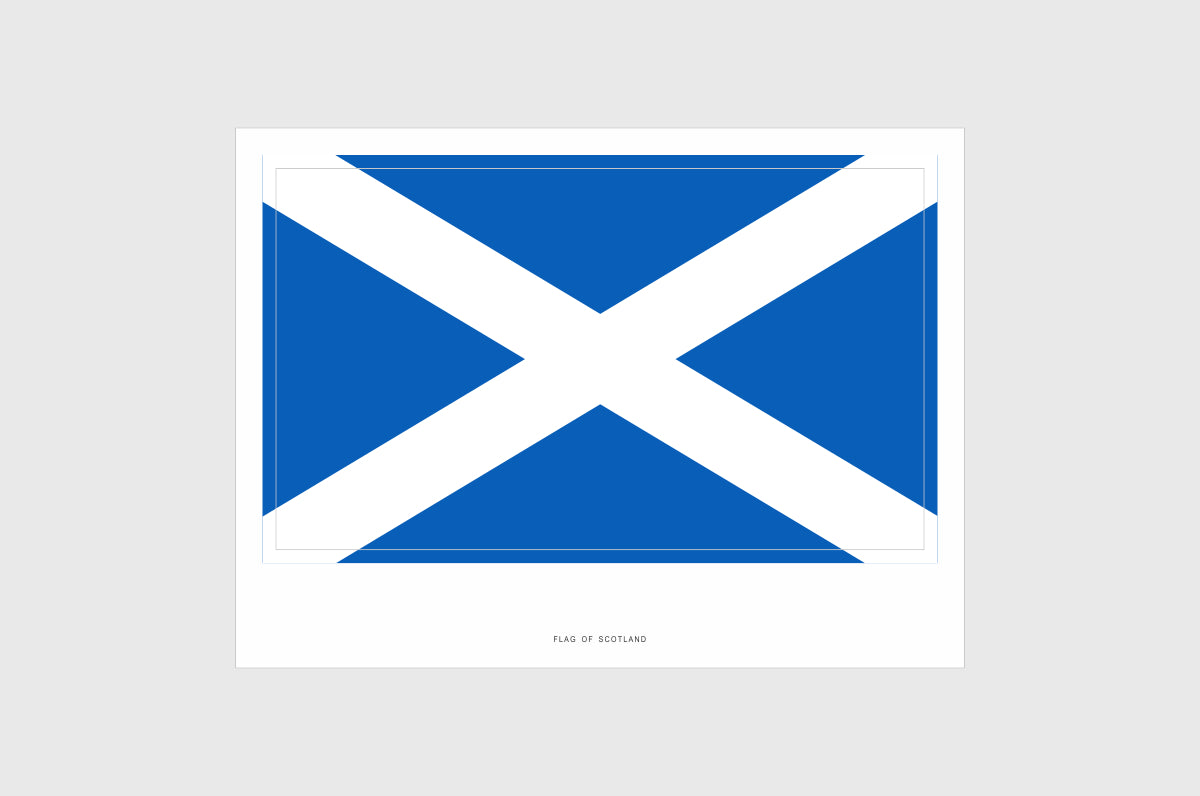 scottish flag stickers
