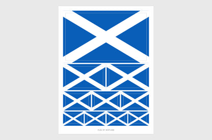 Scotland Flag Stickers