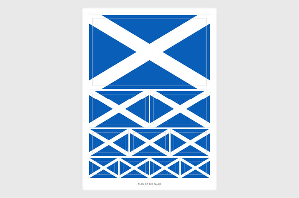 Scotland Flag Stickers