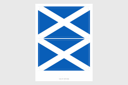 Scotland Flag Stickers