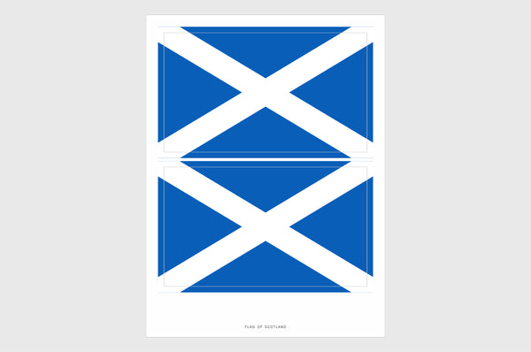 Scotland Flag Stickers