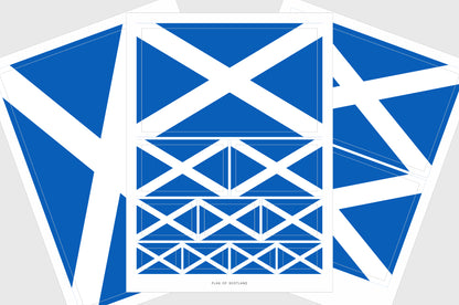 scotland flag stickers